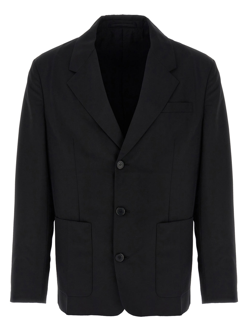 Prada Black Virgin Wool Blazer