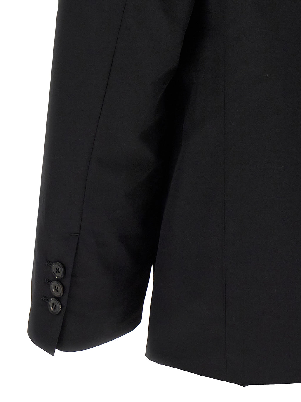 Prada Black Virgin Wool Blazer