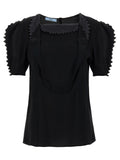 Prada Black Viscose Tank Tops