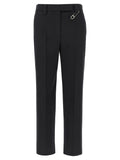 Prada Gray Virgin Wool Dress Pants