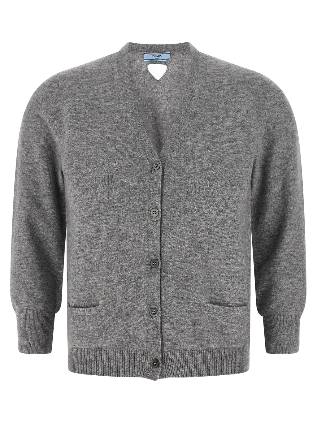 Prada Gray Cashmere Cardigan