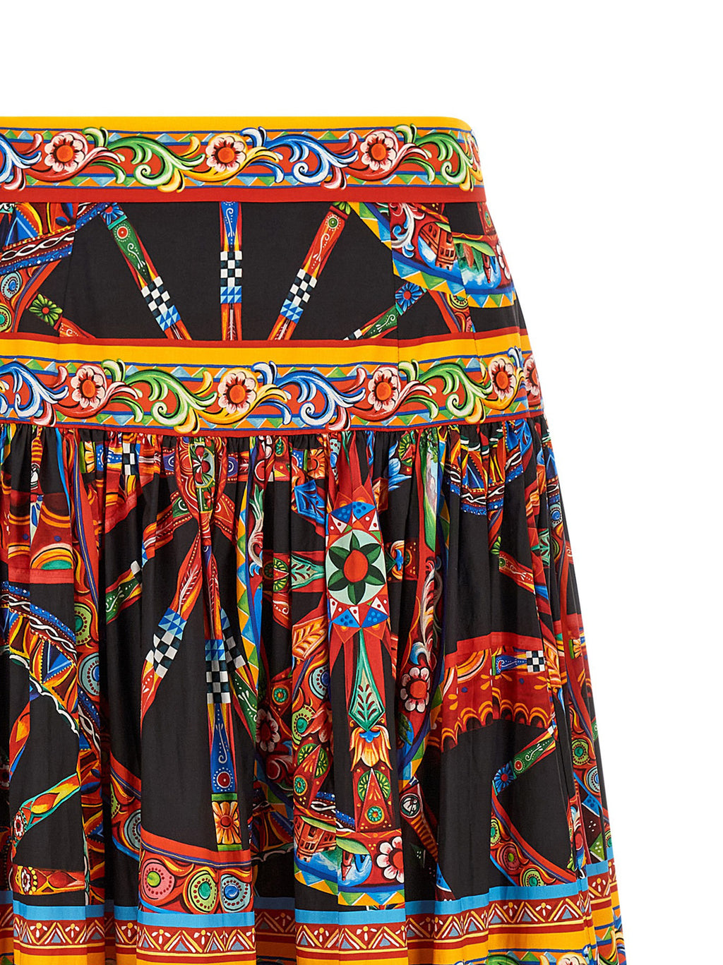 Dolce & Gabbana Multicolor Cotton Mini Skirt