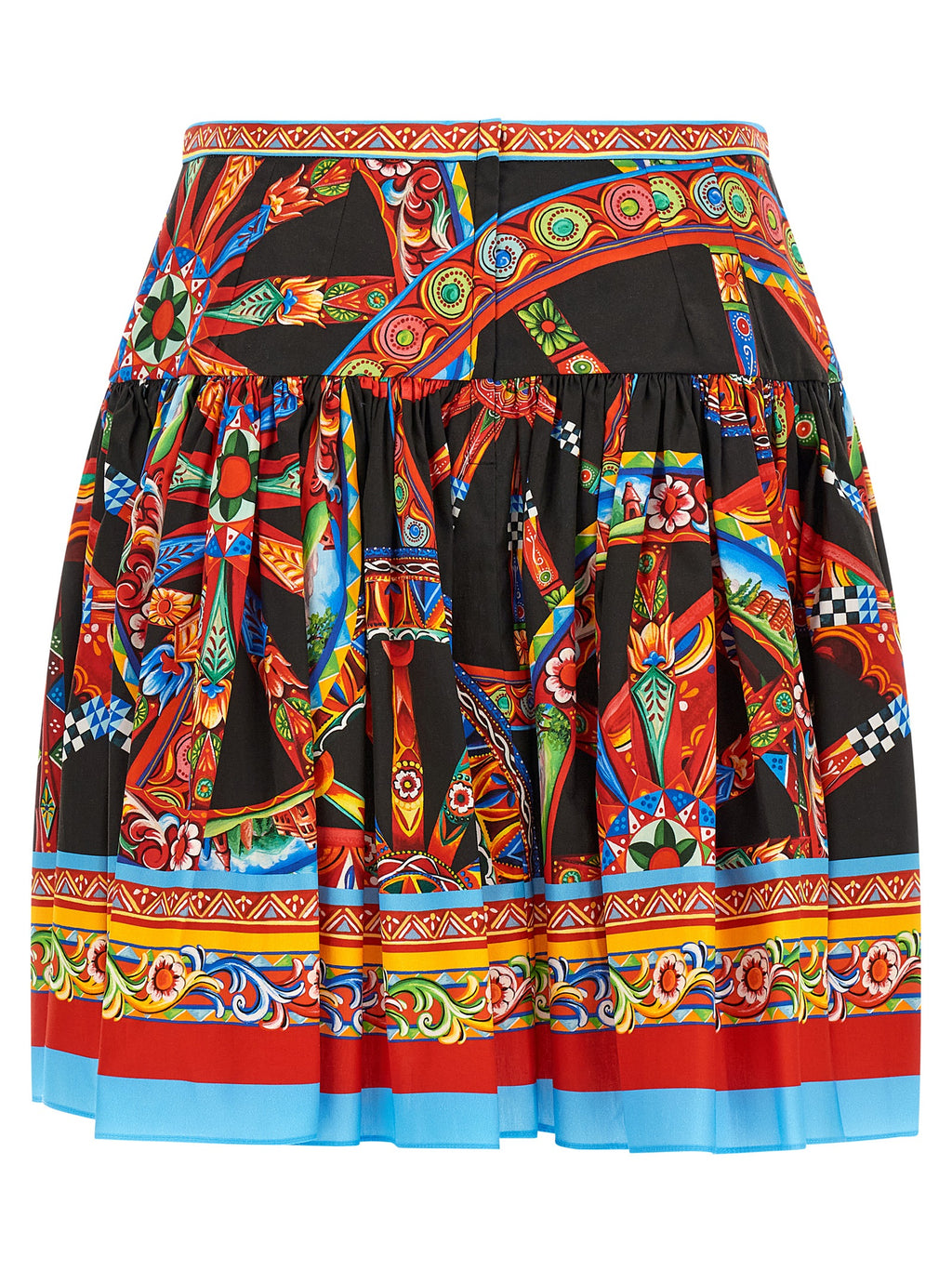 Dolce & Gabbana Multicolor Cotton Long Skirt