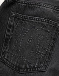 Dolce & Gabbana Dark Gray Cotton WideLeg Oversize Denim Jeans
