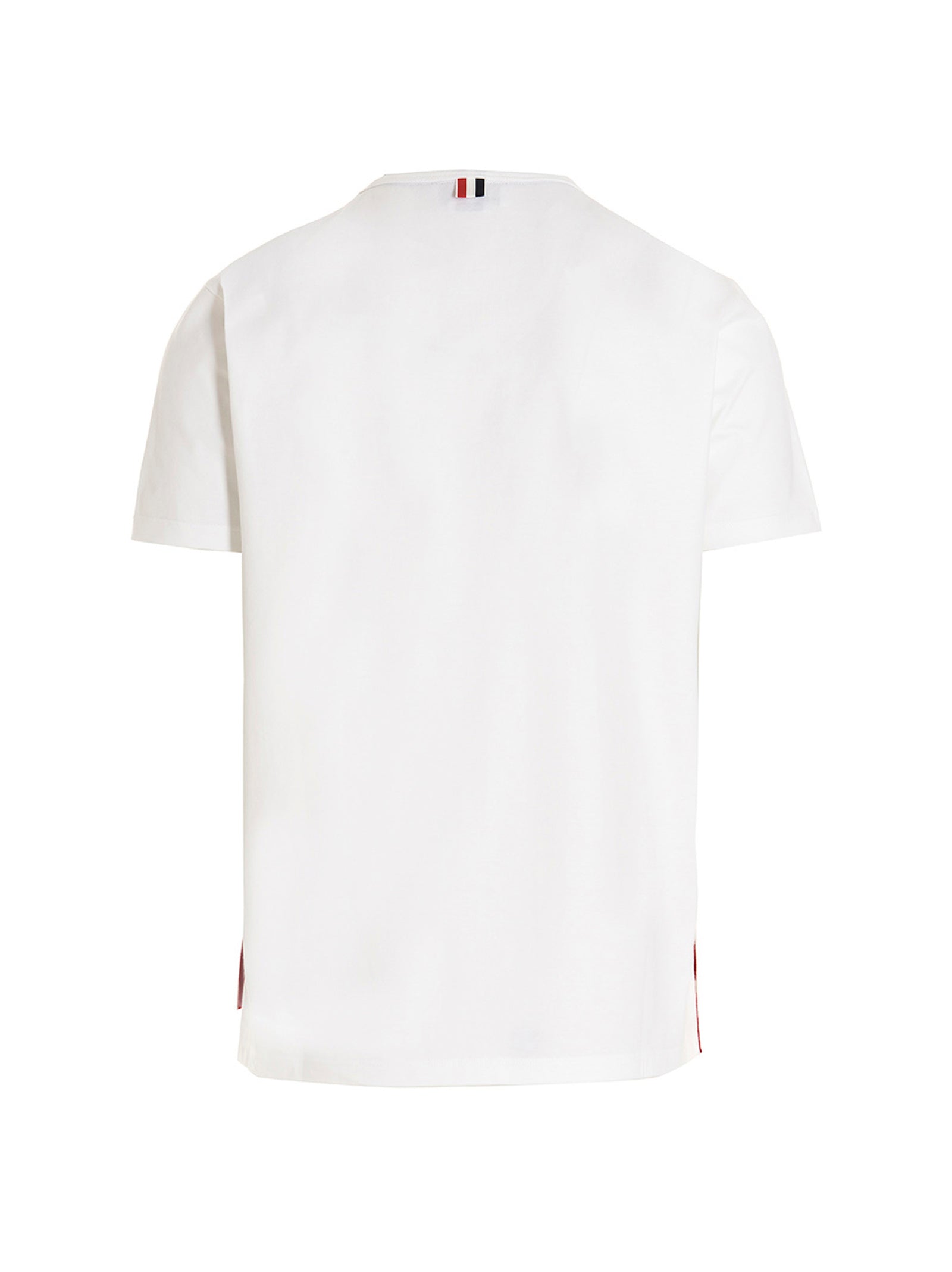 Thom Browne White Cotton T-Shirt