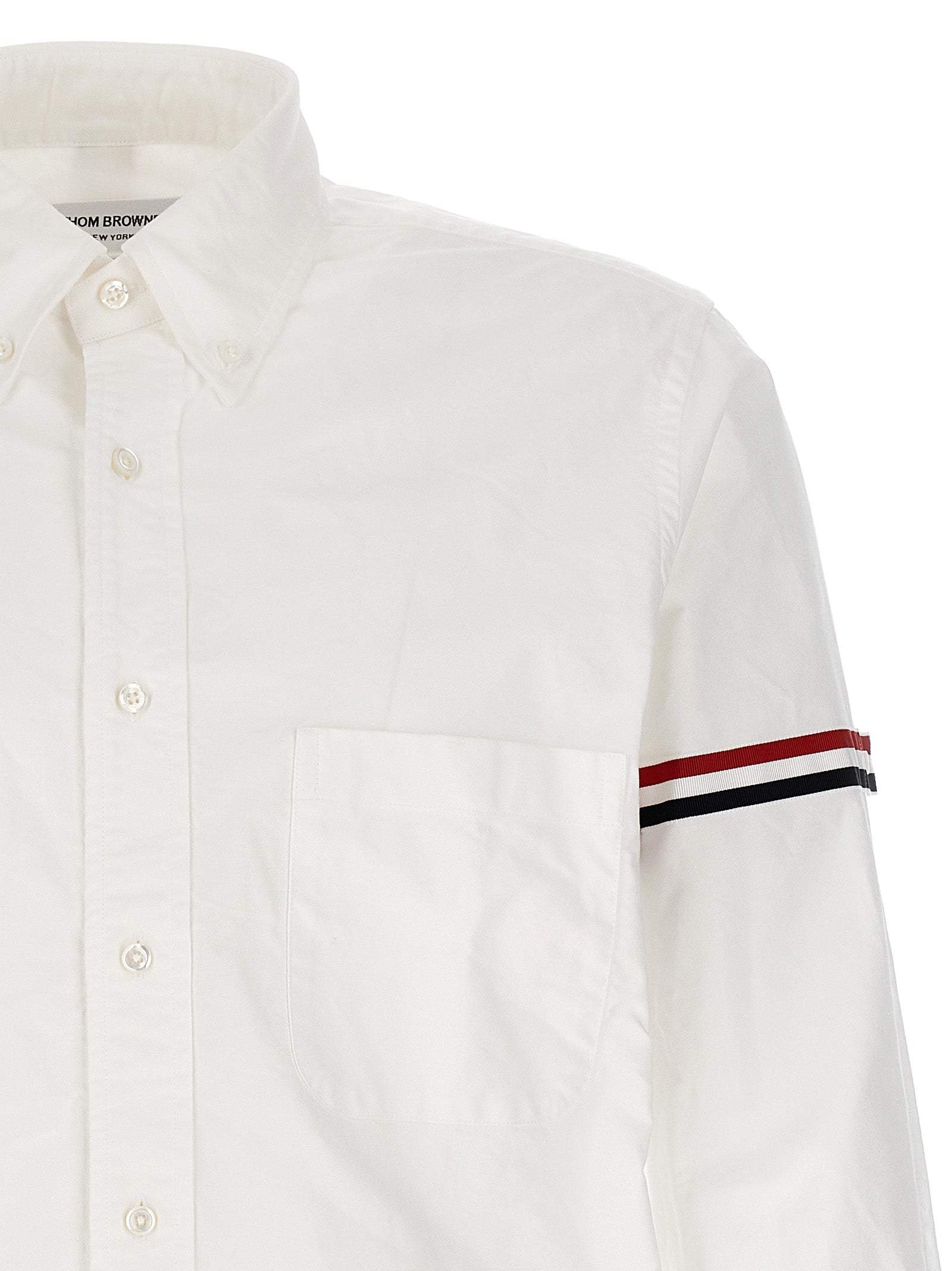 Thom Browne White Cotton Blouse