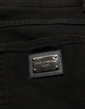 Dolce & Gabbana Black CottonStretch Regular Skinny Denim Jeans