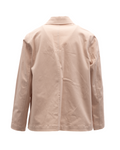 Valentino Garavani Women Beige Cotton Denim Jacket