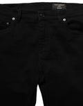 Dolce & Gabbana Black Cotton Stretch Skinny Denim Trouser Jeans