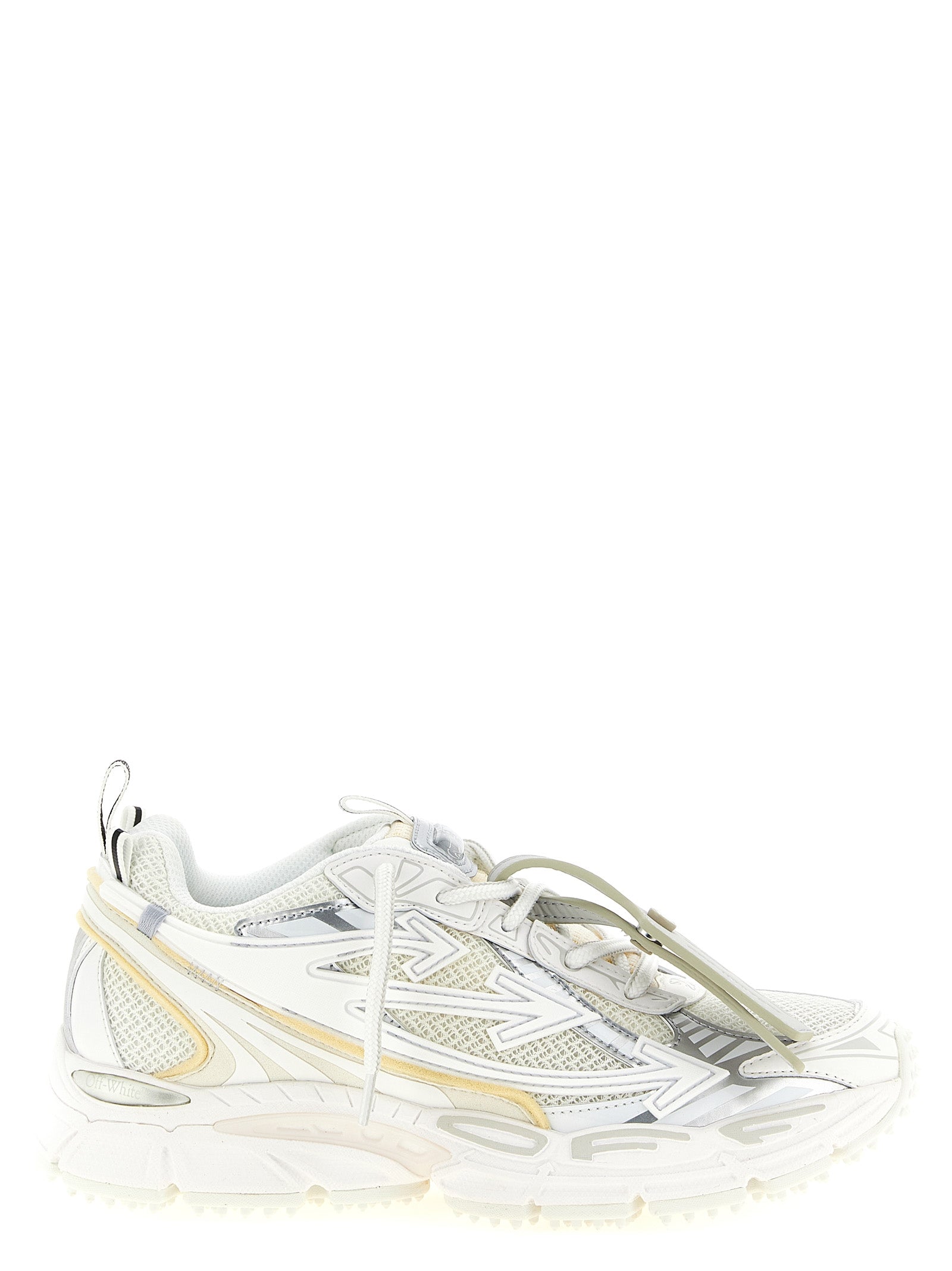 Off-White White Polyethylene Athletic Sneakers