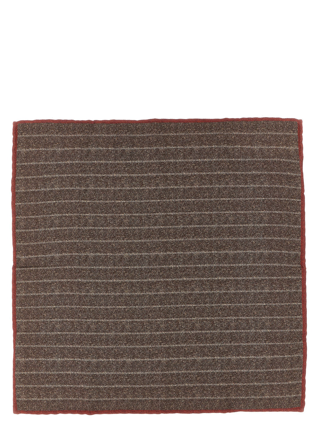 Brunello Cucinelli Brown Silk Scarf
