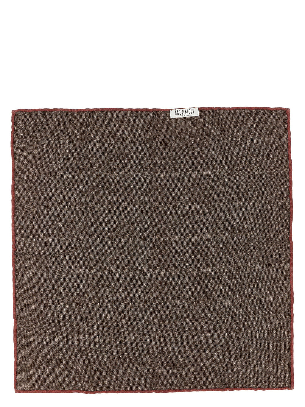 Brunello Cucinelli Brown Silk Scarf