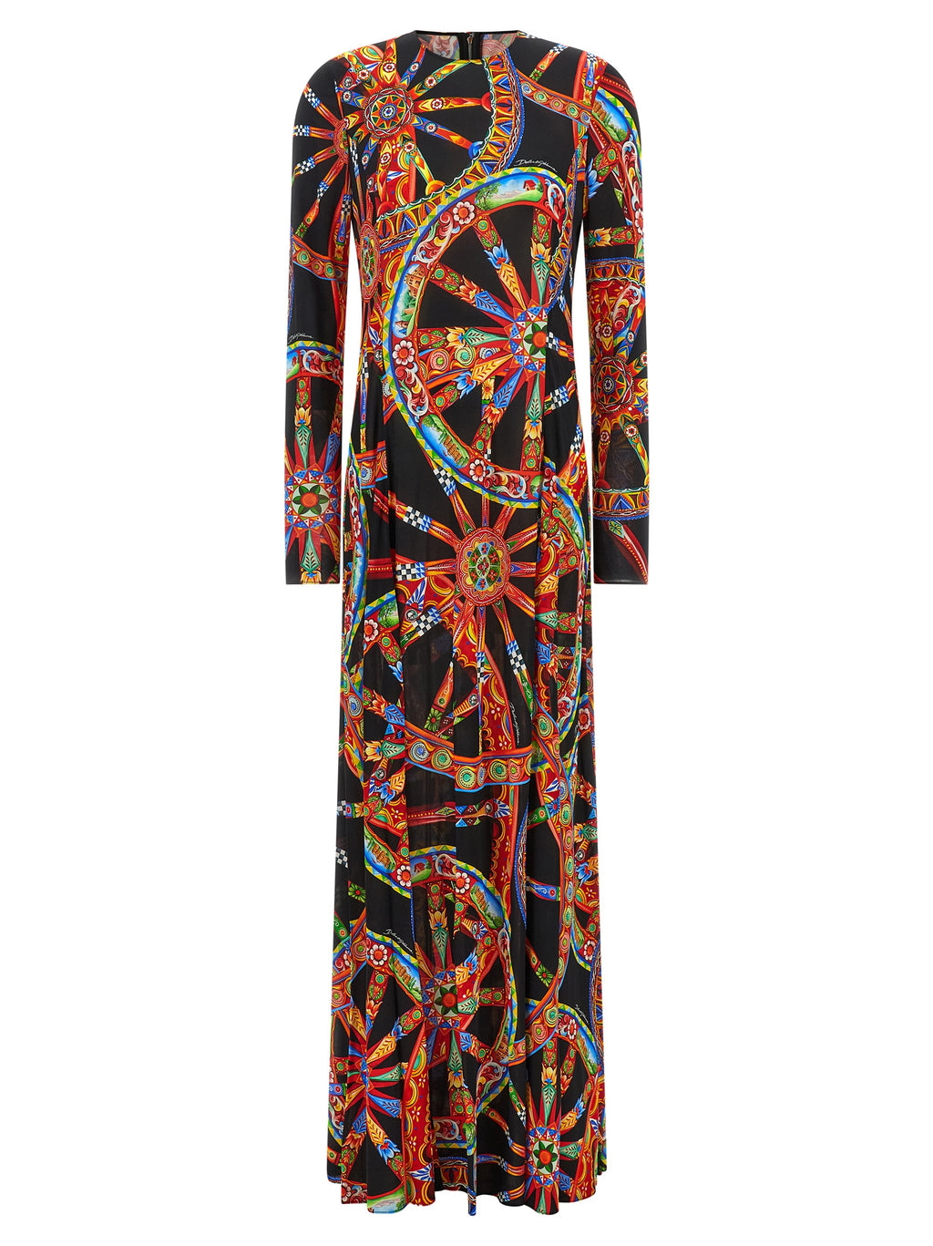 Dolce & Gabbana Multicolor Viscose Long Dress