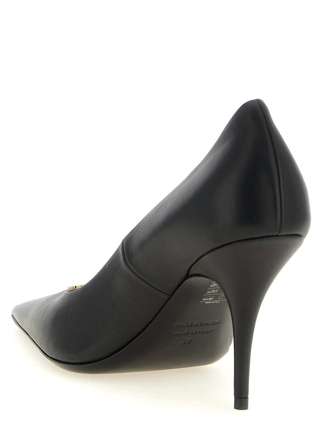 Balenciaga Black Calfskin High Heel Pumps