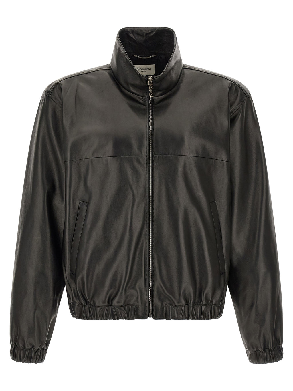 Saint Laurent Black Lamb Leather Leather Jacket