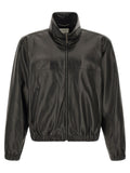 Saint Laurent Black Lamb Leather Leather Jacket
