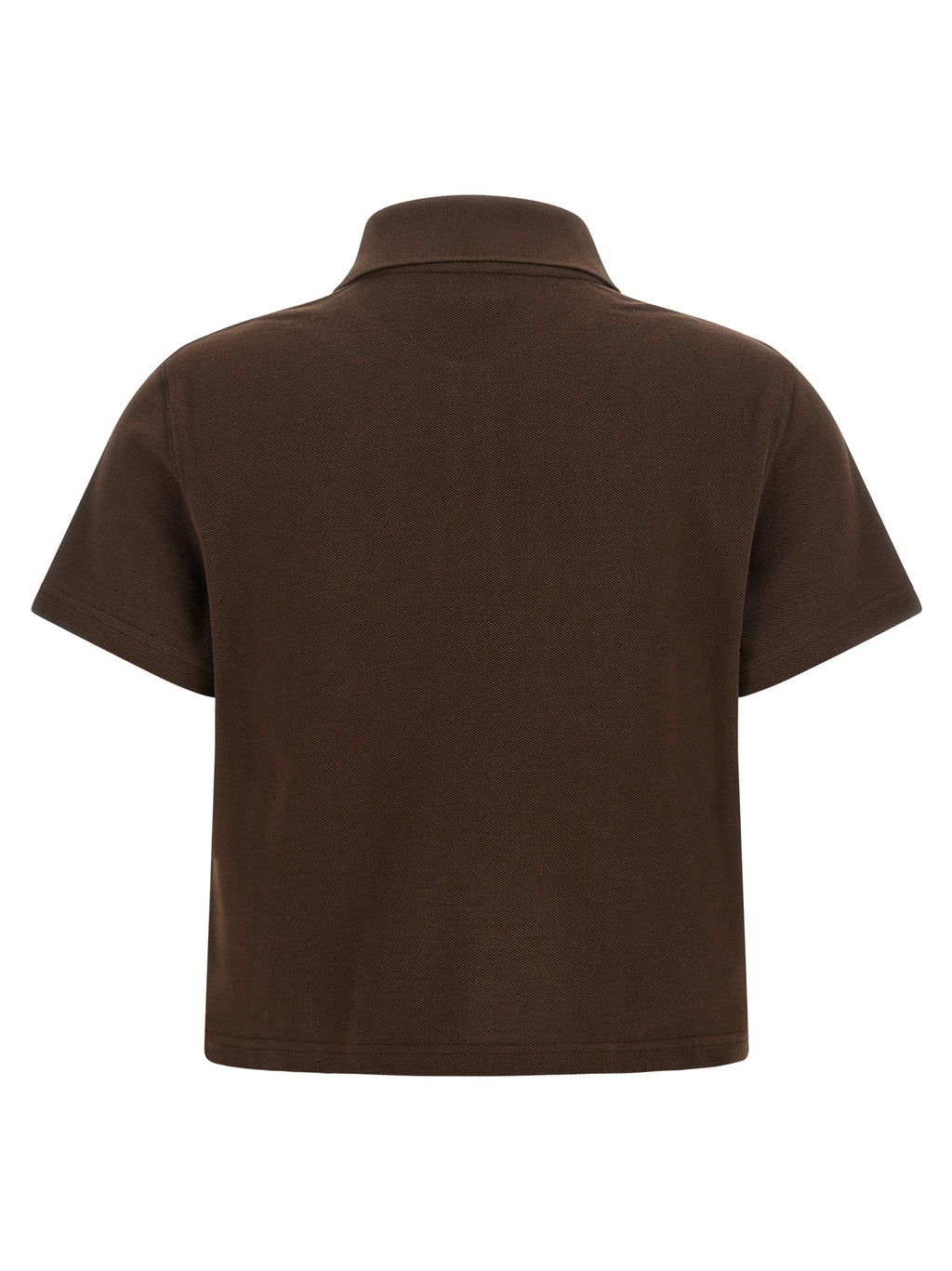Saint Laurent Brown Cotton Polo Shirt