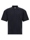 Saint Laurent Blue Cotton Polo Shirt