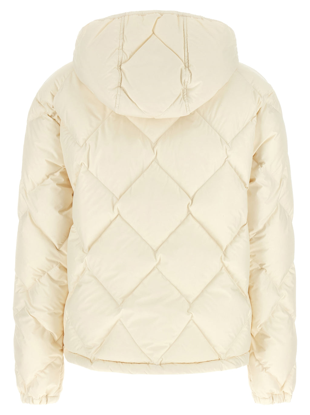 Moncler White Polyester Full-Length Jacket