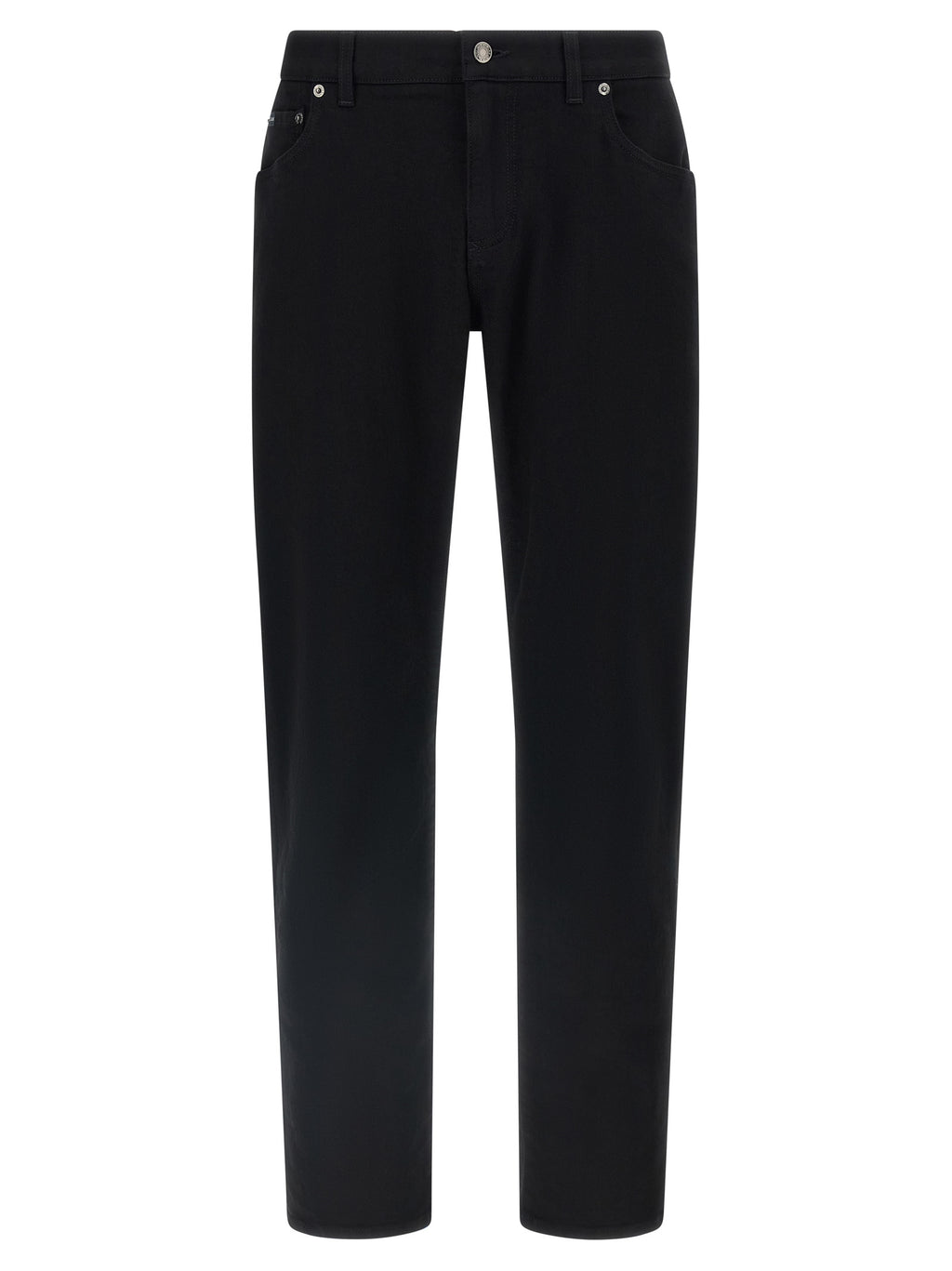 Dolce & Gabbana Black Cotton Slim Fit Jeans