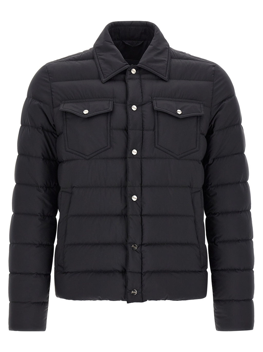 Herno Black Polyamide Full-Length Jacket