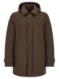 Herno Brown Polyester Parka