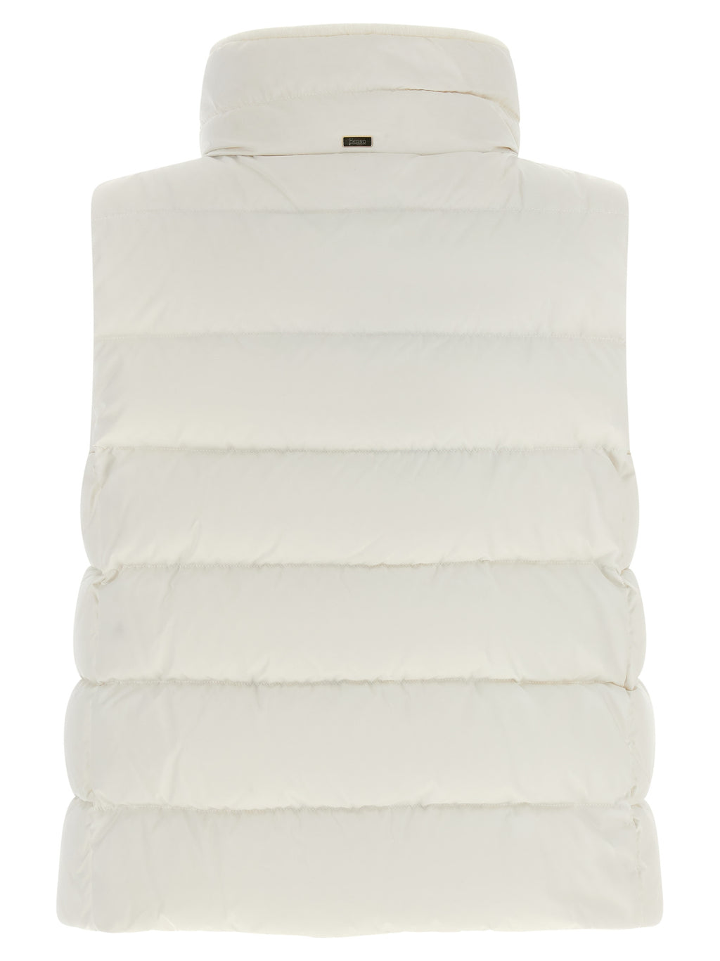 Herno White Polyester Sleeveless Jacket