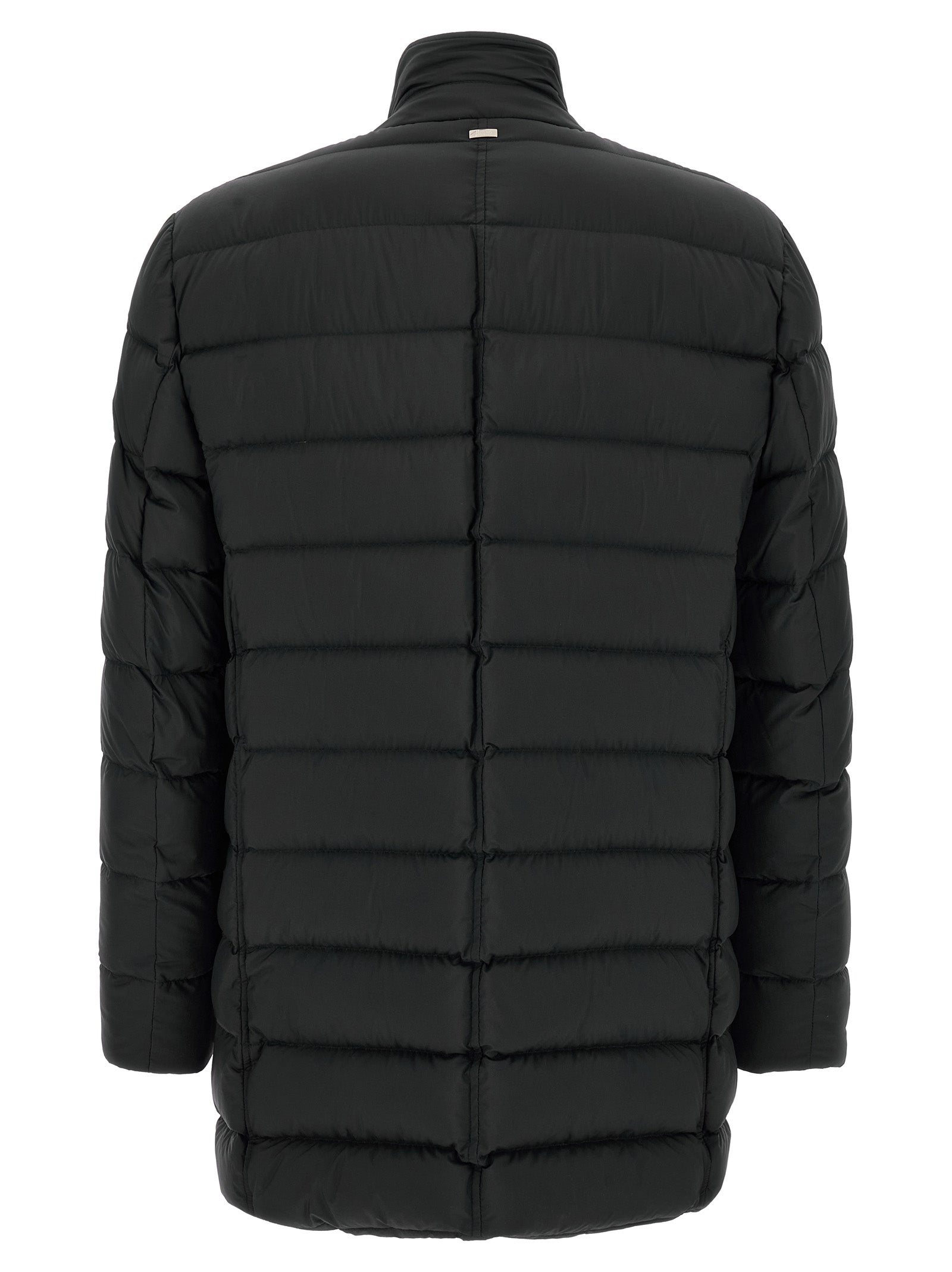 Herno Black Polyamide Full-Length Jacket