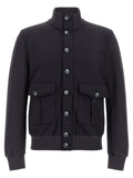 Herno Blue Cotton Jacket
