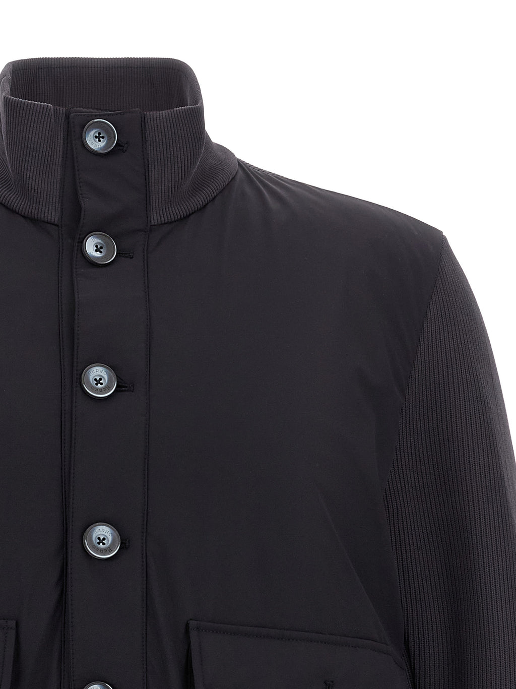 Herno Blue Cotton Jacket