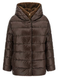 Herno Brown Polyamide Full-Length Jacket