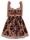 Dolce & Gabbana Multicolor Cotton Short Dress