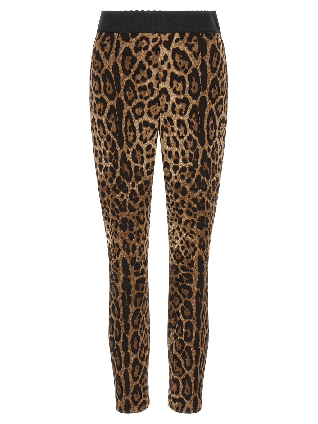 Dolce & Gabbana Brown Viscose Leggings