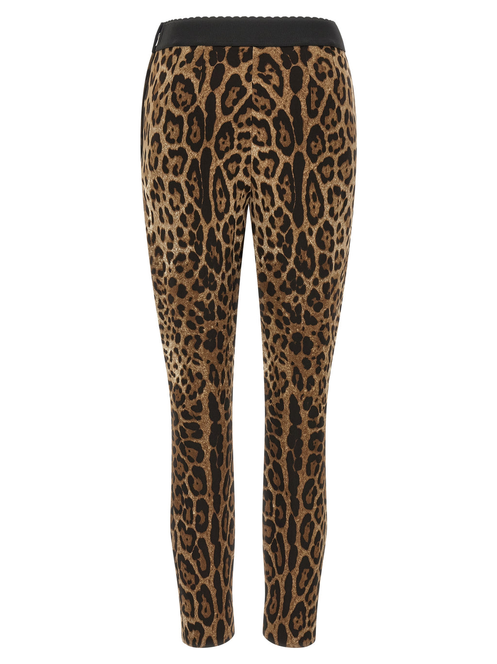Dolce & Gabbana Brown Viscose Leggings
