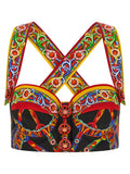 Dolce & Gabbana Multicolor Cotton Blouse
