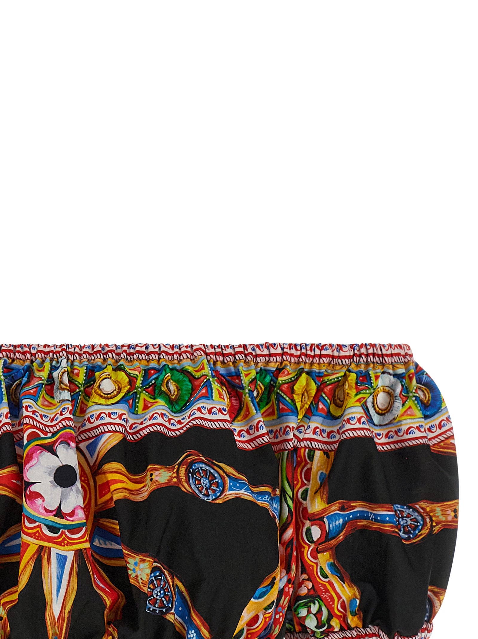 Dolce & Gabbana Multicolor Cotton Pattern Shirt