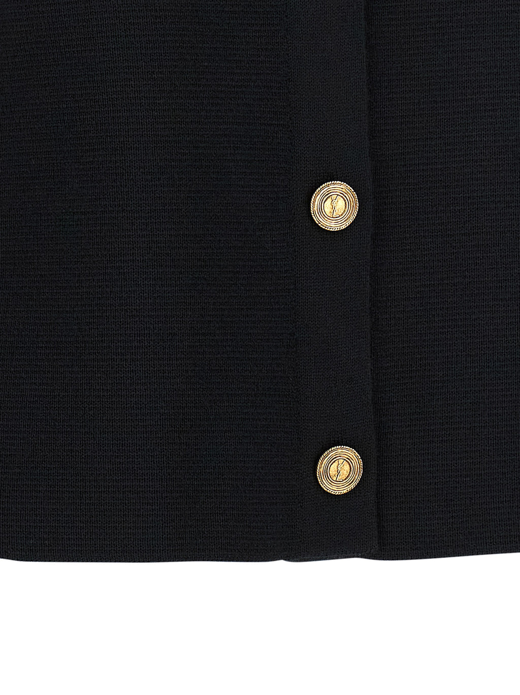 Saint Laurent Black Wool Cardigan