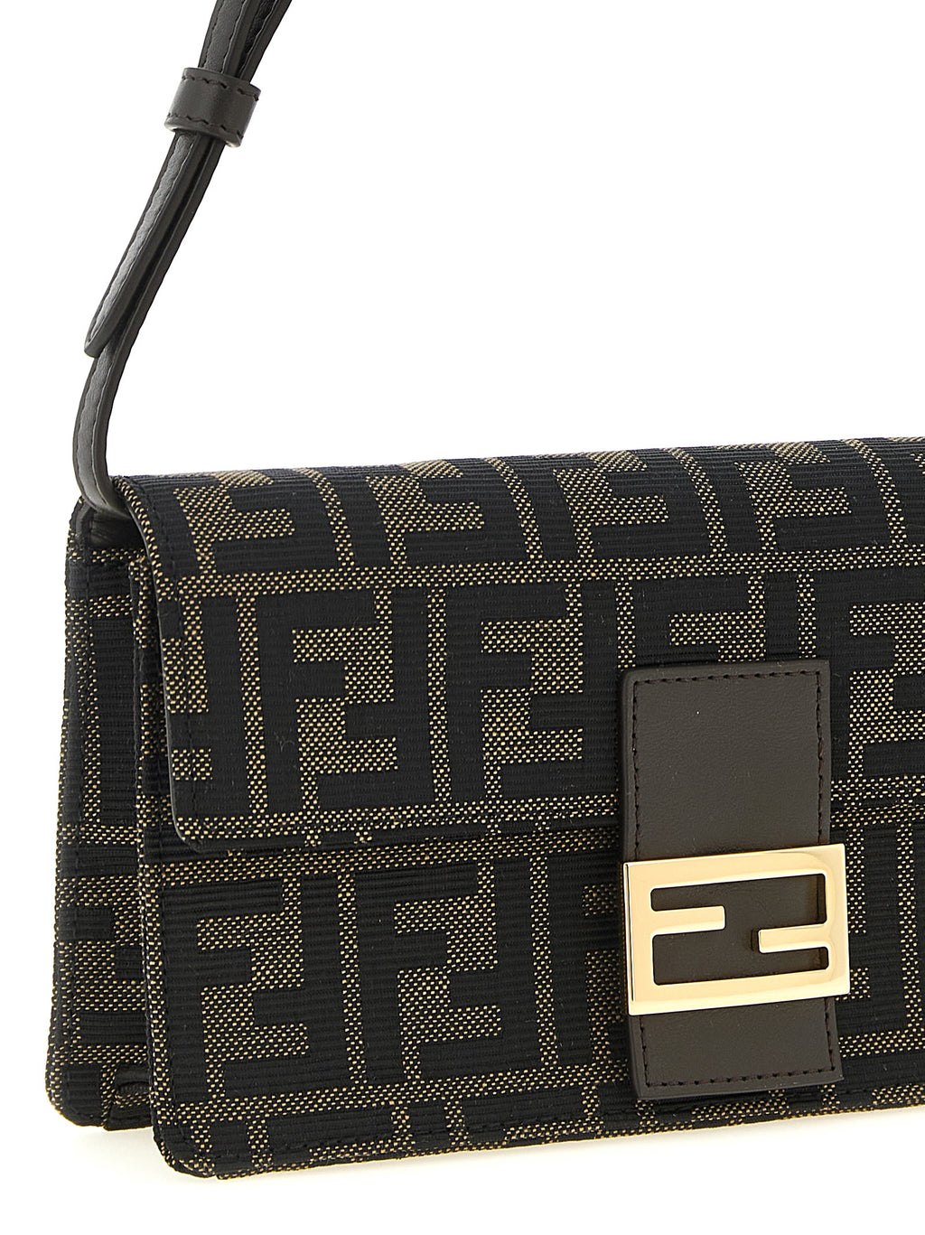 Fendi Brown Polyester Cardholder