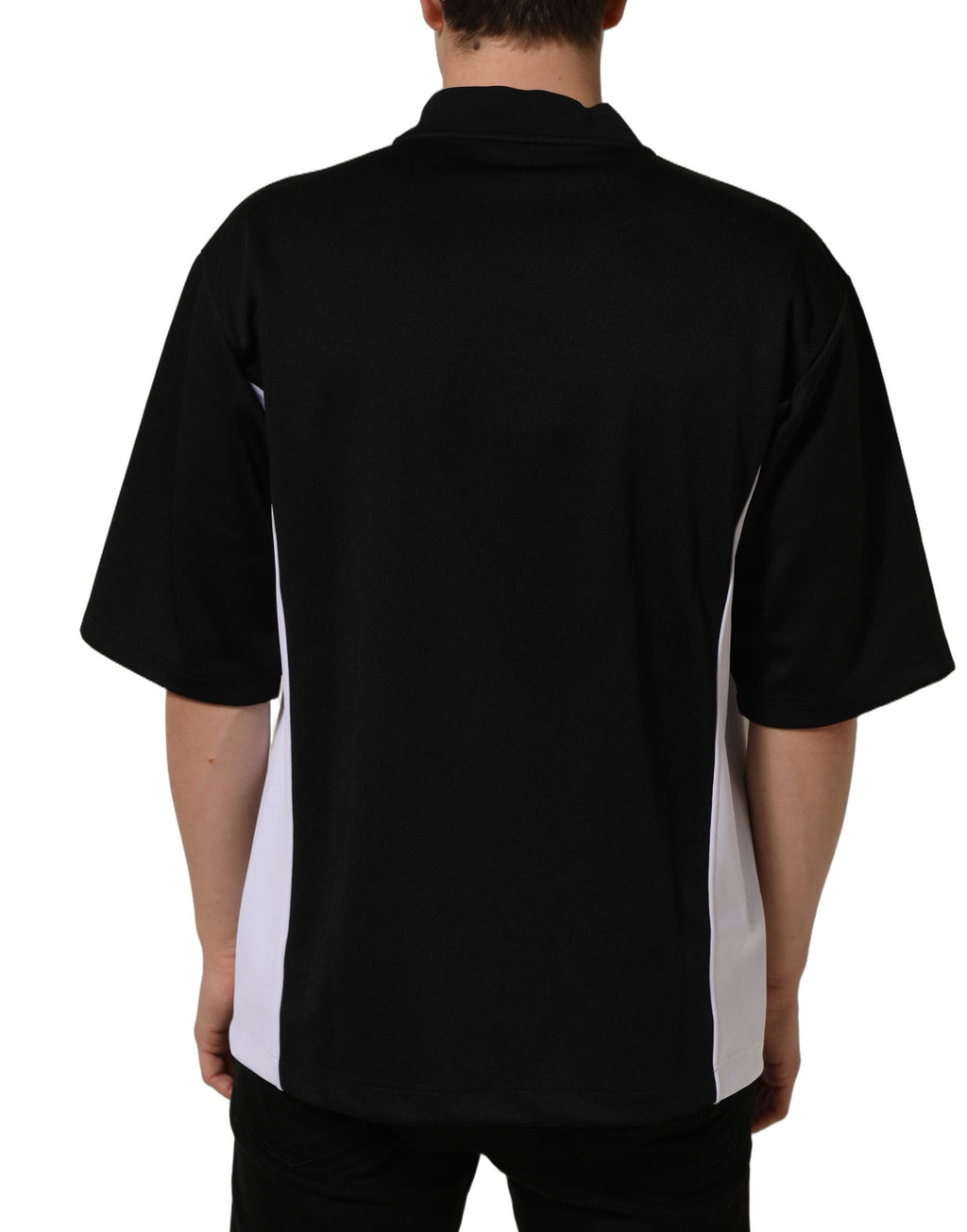 Dolce & Gabbana Black Polyester DGVIB3 Oversized Jersey T-shirt