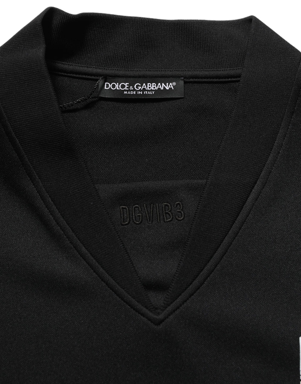 Dolce & Gabbana Black Polyester DGVIB3 Oversized Jersey T-shirt