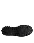 Dolce & Gabbana Black Calf Leather Hi-Trekking Derby Shoes