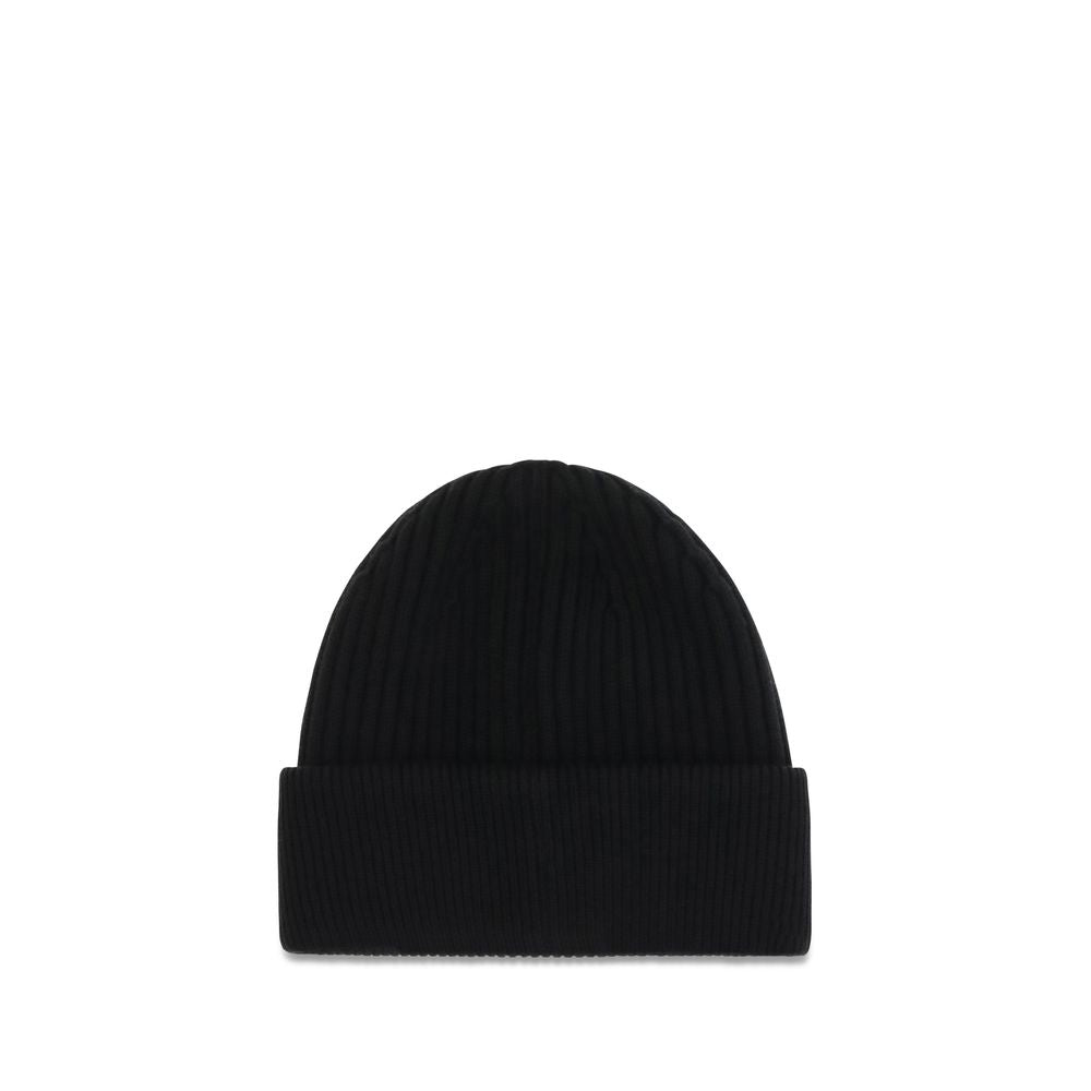 Dolce & Gabbana Black Wool Oves Aries Beanie