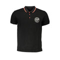 Cavalli Class Black Cotton Men's Polo Shirt