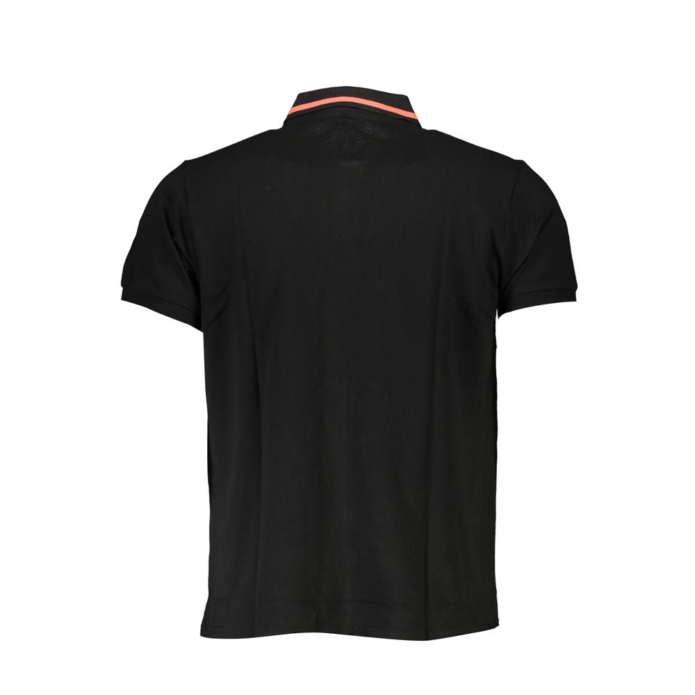 Cavalli Class Black Cotton Men's Polo Shirt