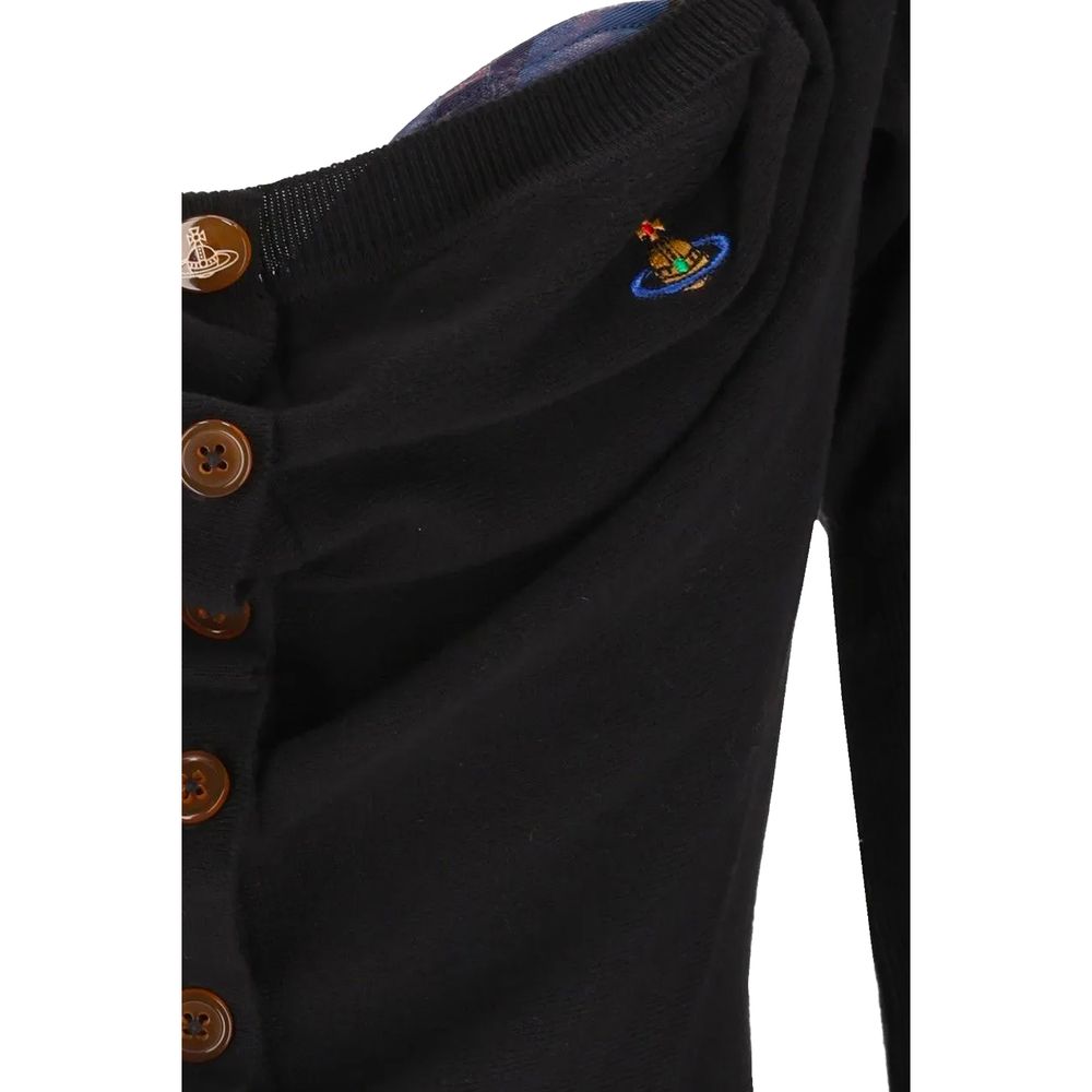 Vivienne Westwood Black Silk Cardigan