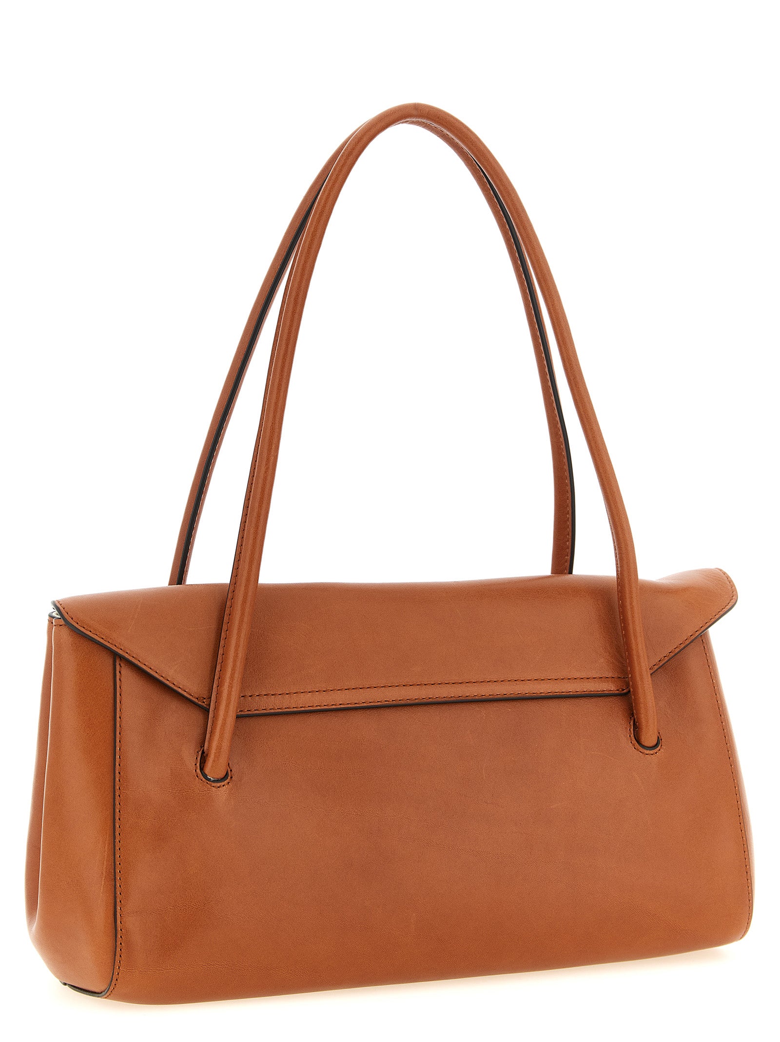 Marni Brown Calfskin Shoulder Bag