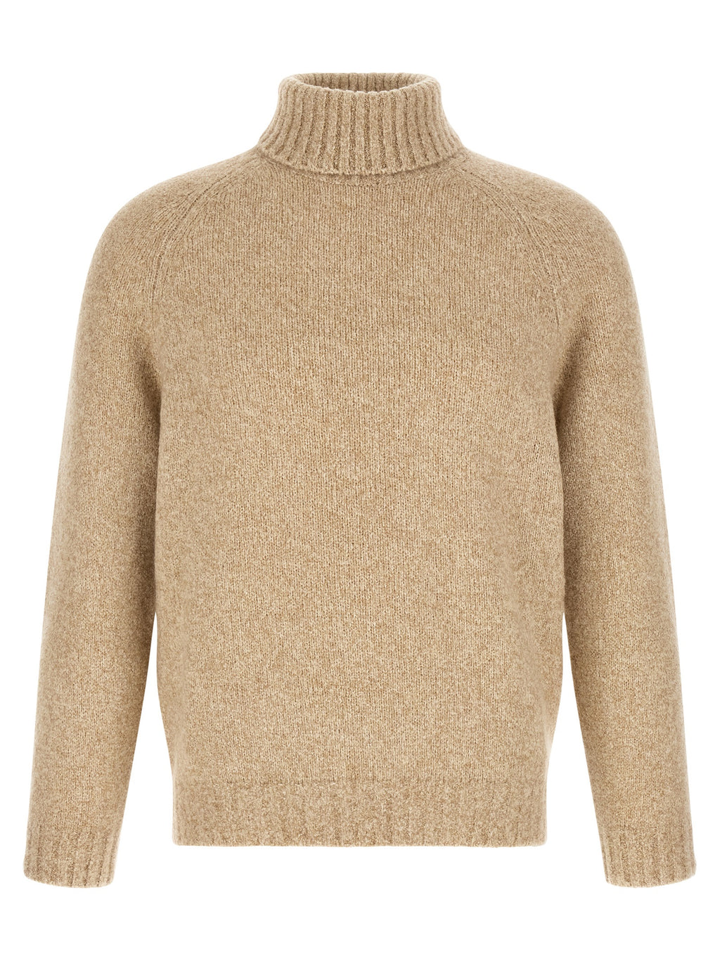 Brunello Cucinelli Beige Virgin Wool Cardigan