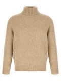Brunello Cucinelli Beige Virgin Wool Cardigan