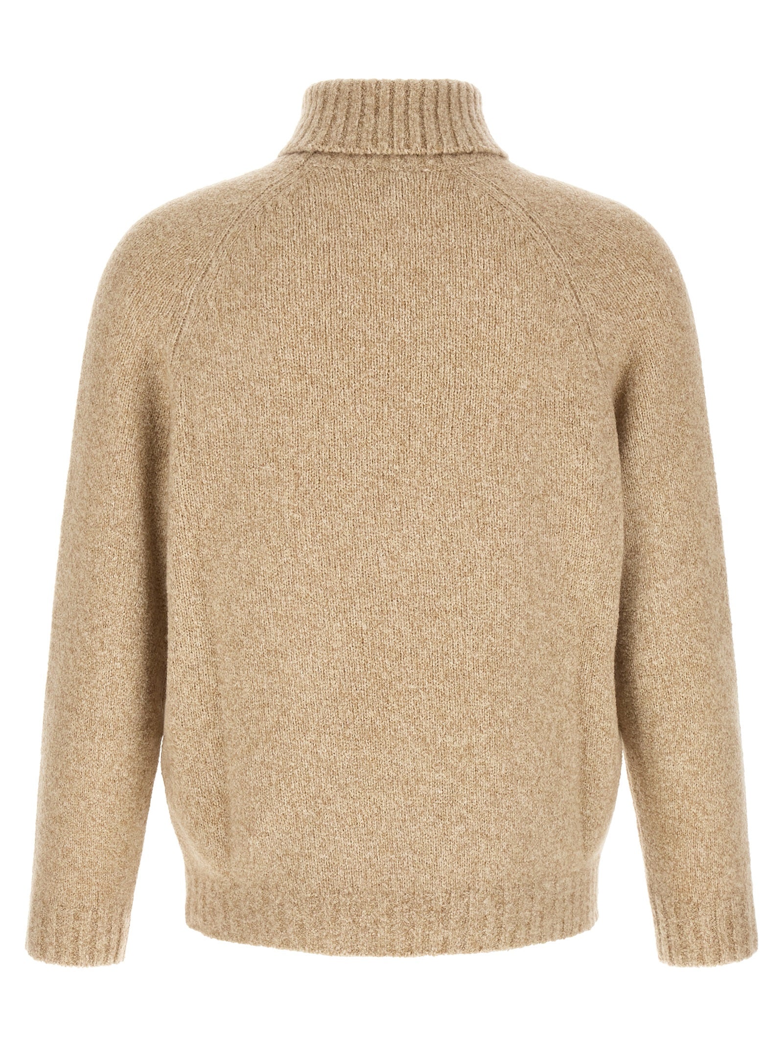 Brunello Cucinelli Beige Virgin Wool Cardigan
