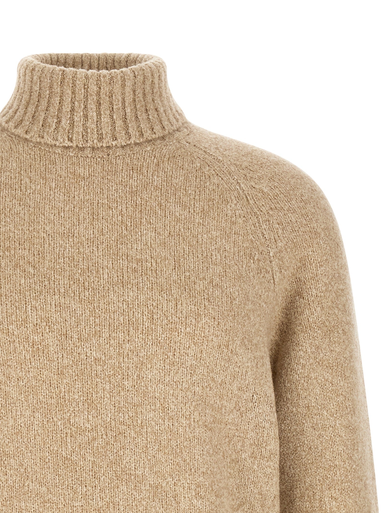 Brunello Cucinelli Beige Virgin Wool Cardigan